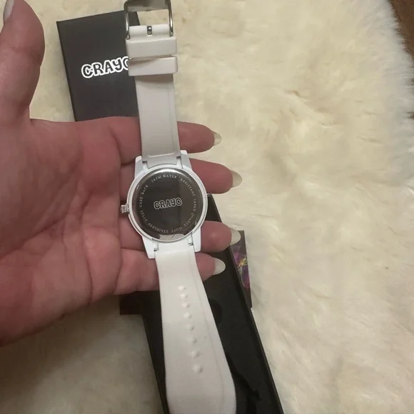 Crayo Women's CR2001 Festival White Silicone Watch - Picture 5 of 10